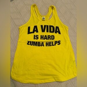 Zumba Fitness Vibrant Yellow Tank